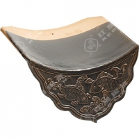 向下雙魚(yú)滿面瓦